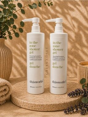 (2 PACK) THIS WORKS IN THE ZONE SHOWER GEL - 12 fl.oz